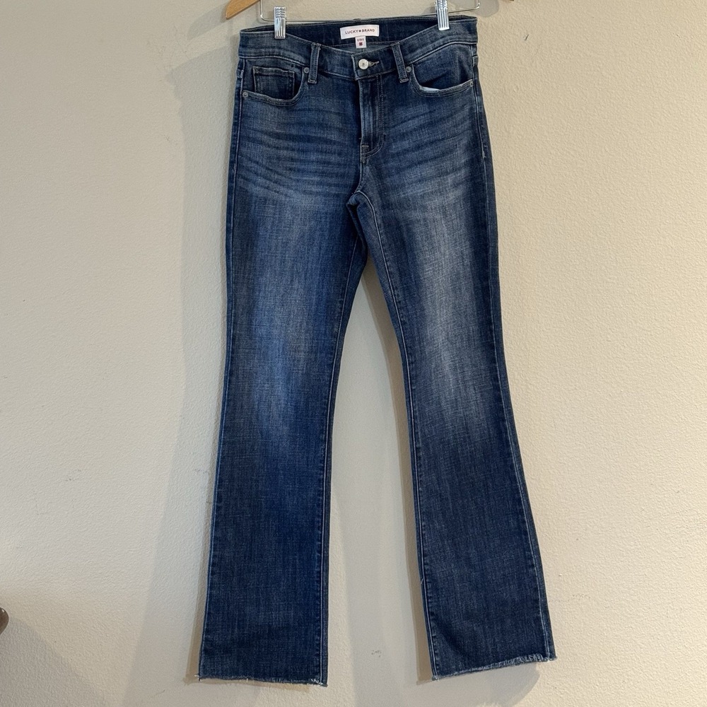 Lucky Brand Sweet Mid Rise Boot Jeans Womens 6 28 Medium Wash Bootcut